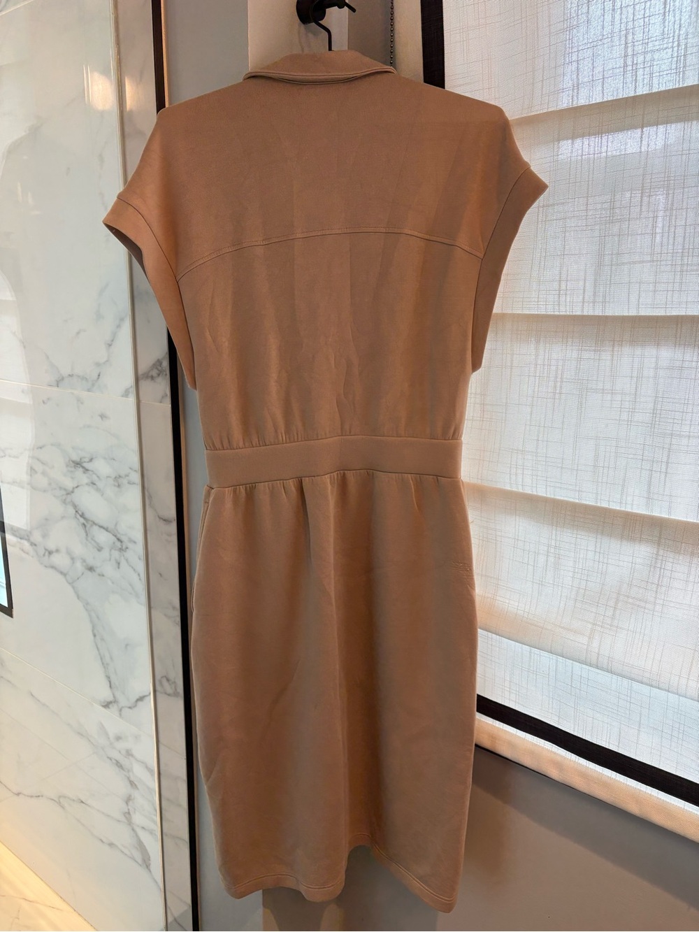 Varley Louisa Zip Through Double Soft Midi Dress - Picture 5 of 12